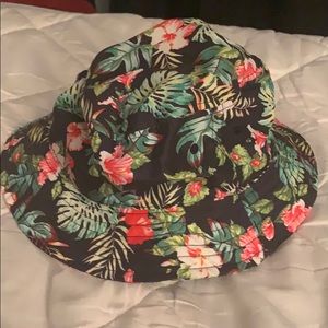 Flower bucket hat